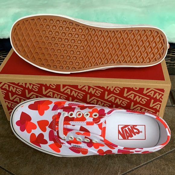 VANS AUTHENTIC Valentines Hearts True White/Fchspr - Picture 6 of 14